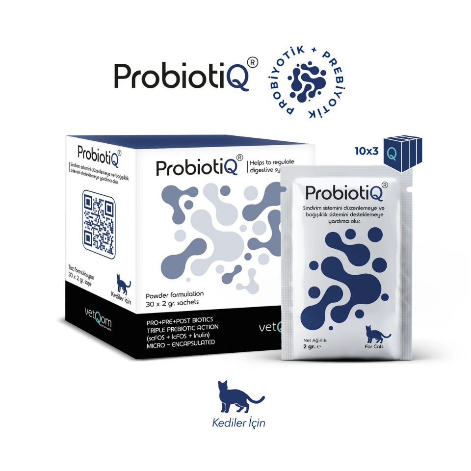 VETQOM PROBİOTİK + PREBİYOTİK