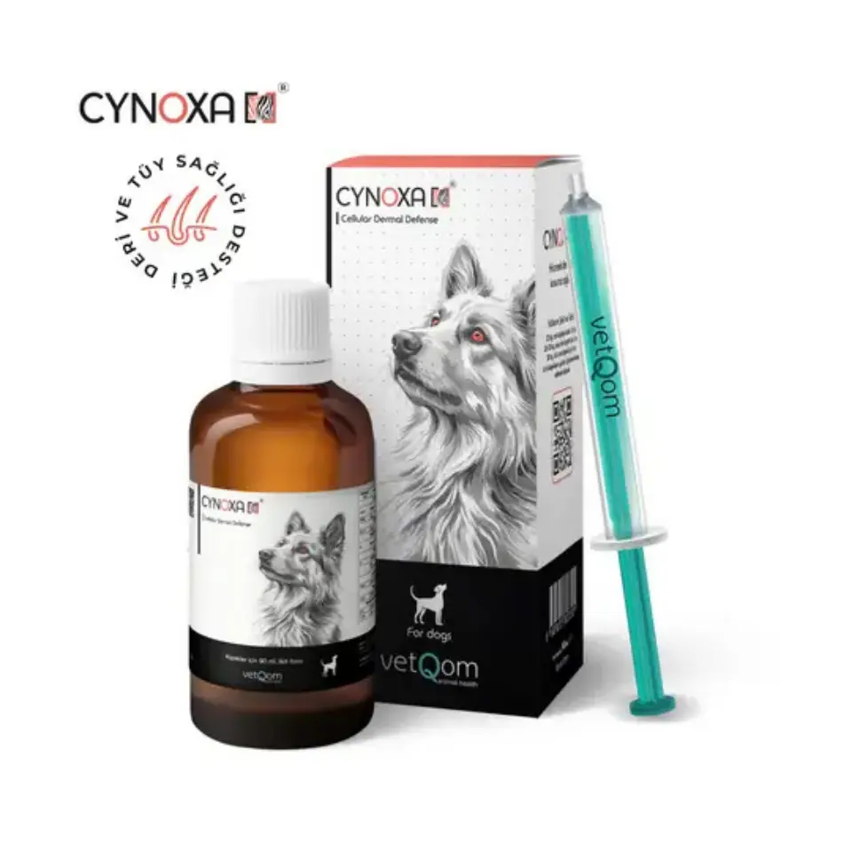 vetQom Cynoxa Köpek - Deri ve Tüy Sağlığı – 90 ml.